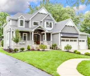Beautiful exterior property of home staging